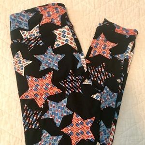 LuLaRoe Leggings - Fourth of July pattern